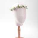 White Flower Crown Hairband - Rose Flower Headband for Women's Wedding, Party, Festival Decoration, Hair Styling Accessory