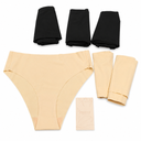 Pant 6 pcs Beige and Black Size Medium