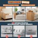 Cat Scratcher Couch Protector - Couch Corner & Armrest Protectors for Cats, Furniture Sofa Protector from Cat Claws Scratch