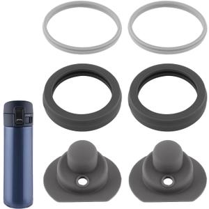 6pcs Gasket Replacement for Zojirushi Stainless Steel Mug 16oz 12oz, Silicone Lid Seal Ring Parts Leak-Proof Accessories Compatible with SM-K Series Accessories BPA Free
