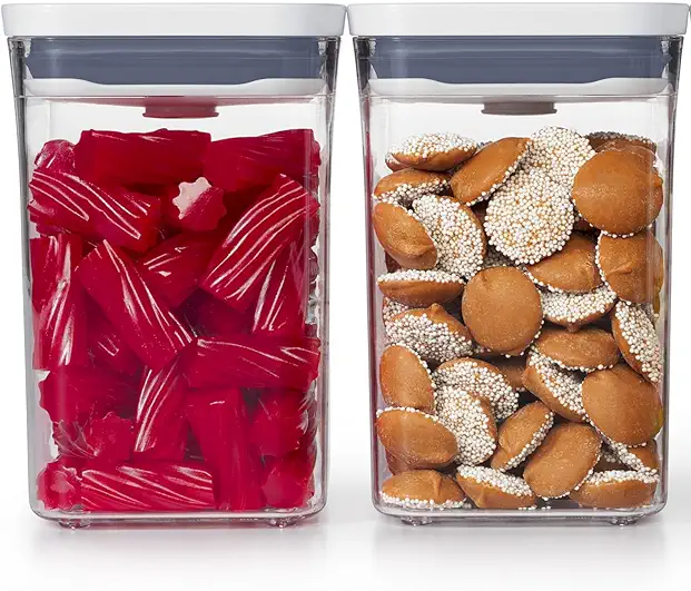 OXO Good Grips 2-PC Small Square Short POP Container Set