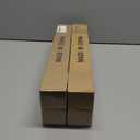 White Curtain Rods for Windows 28 to 48 Inch, Heavy Duty Curtain Rod Set with Brackets, Decorative Adjustable Curtain Rods for Bedroom, Living Room, 5/8" Metal Drapery Rod