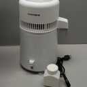 VIVOHOME Water Distiller Countertop 1.06 Gallon/4L 750W Distilled Water Machine with Smart Switch Purifier Filter for Home Office, White