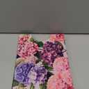 Colorful Hydrangea Sink Splash Guard Faucet Mat Purple Pink Hydrangea Super Absorbent Fast Drying Mat Sink Gadgets-Splash Guard Behind Faucet Drip Catcher for Kitchen Bathroom, 15.5"x5.5"