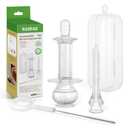 haakaa Baby Medicine Dispenser Set,Baby Essentials,Baby Medicine Syringe,Unique Silicone Ball Design,Medical-Grade Silicone,0 Months+