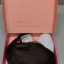 PANEWAY Hair Topper With Bangs 6.5 6.5 Large Base 18inch Long Straight Layered Premium Synthetic Toppers for Women With Thinning Hair-Dark Brown