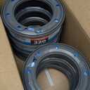 Diaper Genie Essentials Round Refill 8-Pack | Holds Up to 2560 Newborn Diapers | Features Unscented Continuous Film | Compatible with Diaper Genie Complete and Expressions Pails,8 Count (Pack of 1)