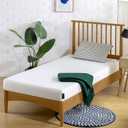 ZINUS 5 Inch Memory Foam Mattress, Narrow Twin, Fiberglass-Free, Medium Firmness, Day, Trundle & Bunk Bed Compatible, Certified Safe Foams & Fabric, Mattress in A Box, White