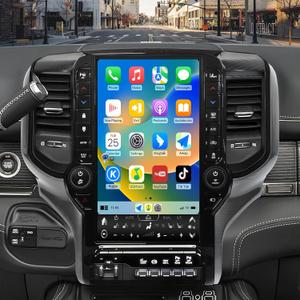 Car Radio Stereo for Dodge Ram 1500 2500 3500 2019 2020 2021 2022 2023 2024, 13.6 inch Touchscreen Wireless CarPlay Android Auto Headunit Upgraded with 8Core 8+128G Bluetooth GPS Navi DSP WiFi 4G SWC