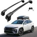 Aluminum Roof Rack Cross Bars Fit for 2022-2026 Hyundai Tucson NX4 SEL/N Line/Limited/SEL Premium with Flush Side Rails, Aerodynamic Rooftop Cargo Carrier Luggage with Anti-Theft Lock