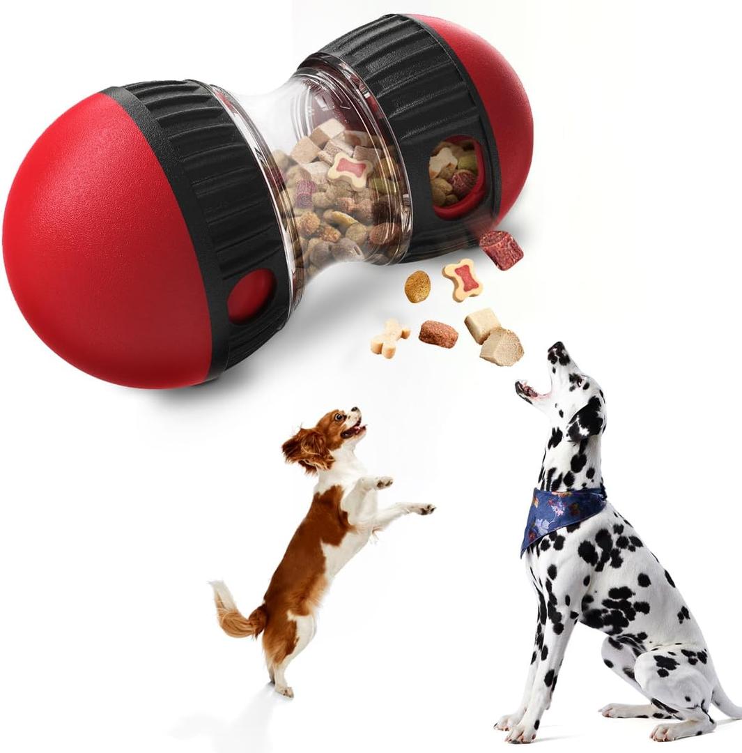 Hurray Treat Dispensing Dog Toys & Adjustable Slow Feeder Ball - Dog Puzzle Toy  Ideal Toys to Keep Them Busy - Treat Ball for Dogs