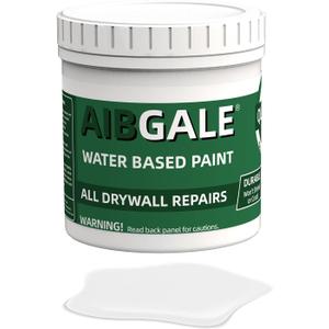 Water Based Wood Paint No Sanding or Priming, Quick Drying Multi-Surface Paint for Indoor Outdoor Cabinets, Walls and Doors - Low Odor/Non-Toxic, Semi-Gloss White, 16 Oz