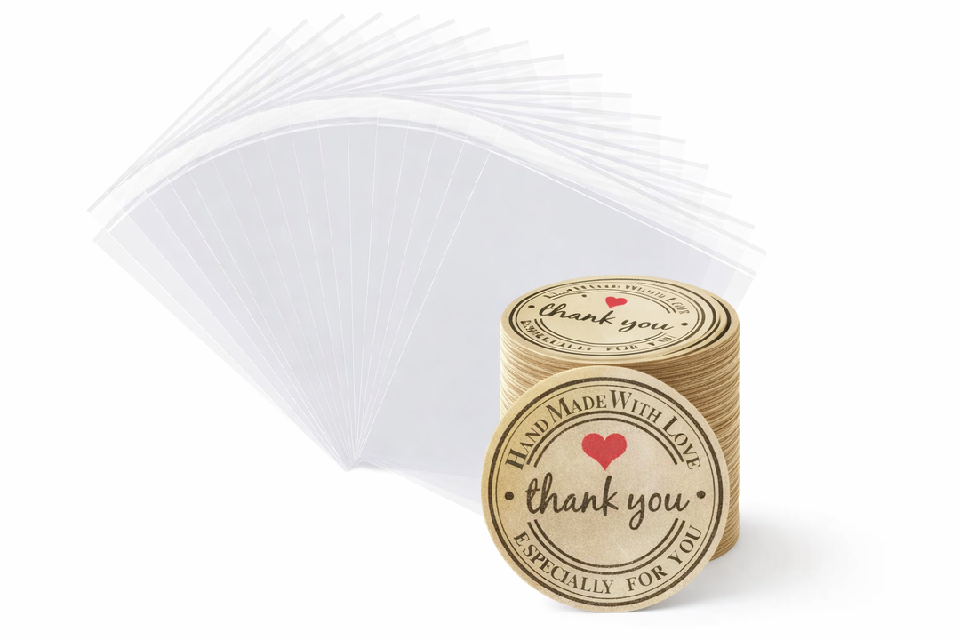 Small Bags with Stickers for Gift