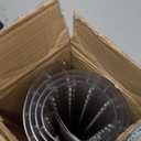 Extra Large Office Chair Mat for Carpet, 46" x 60" Clear Desk Chair Mat for Low Pile Carpeted Floors- Easy Glide Plastic Floor Mat for Office Chair on Carpet