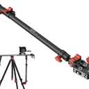 IFOOTAGE Spider Crab Support Rod SA-32Camera Slider Support Arm StabilizerAdjustable Length 360 Degrees Rotation with C Clamps and BallheadConnecting Camera Video Slider and Tripod