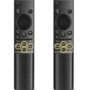 Replacement for Samsung Smart TV Remote Control, Pack of 2, Universal Samsung Remote 2026-2018, BN59-01388A, for CU7000/DU7200, Crystal UHD, Frame, QLED, OLED, Neo QLED Smart TVs