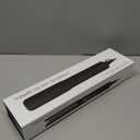 Hair Straightener - 2 in 1 Wet to Dry Hair Dryer and Straightener with High-Speed Airflow + Rapid Heat-Up + Customizable Temperature + LCD Display & Auto Shut-Off + No Heat Damage (Dark Black)