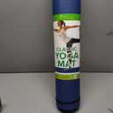 Gaiam Essentials 1/4" Thin (6mm) Yoga & Pilates, Fitness & Exercise Mat with Easy-Cinch Carrier Strap Cusion Support For Fitness and Gym Workouts