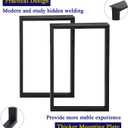 Metal Table Legs 28 Inch Heavy Duty Metal Desk Legs Industrial Black Table Legs, Furniture Legs