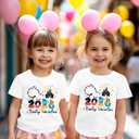 Family Vacation Shirts 2026 Family Matching Outfits Magical Tshirt for Family Cruise Trip Clothes Summer Travel Tops (White)