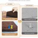 Felt Wall Poster, 23"x15" Photo Board, with 1 Box of 20 Push Pins (Color Random) for Classroom Dorm Wall Decor - Cola