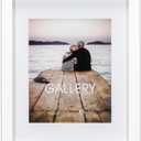 Malden International Designs 11x14 Matted To 8x10 White Wall Picture Frame