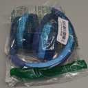 iClever BTH12 Kids Bluetooth Headphones,Colorful LED Lights Kids Headphones Wireless,74/85dBA Safe Volume,85H Playtime,Fast Charging,Bluetooth 5.2,Over Ear,Built-in Mic for iPad/Tablet/Airplane,Blue