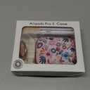 Inesore Pink for AirPods Pro 3 Case 2025 with Lock, for Women Girly Floral Cute Case Compatible with Apple Airpods Pro 3rd Generation Cover, with Phone Stand,Keychain & Cleaner Kit -Pink Flower