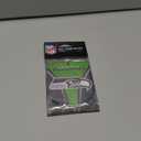 FANMATS 61586 NFL Seattle Seahawks Hanging Car Air Freshener, 2 Pack, Black Ice Scent, Odor Eliminator, Shield Design with Team Logo
