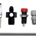Nitrous Express ML15600 Nitrous Purge Valve Kit -04AN Manifold Adapter Fitting Push Button Activation Vent Tube Nitrous Purge Valve Kit