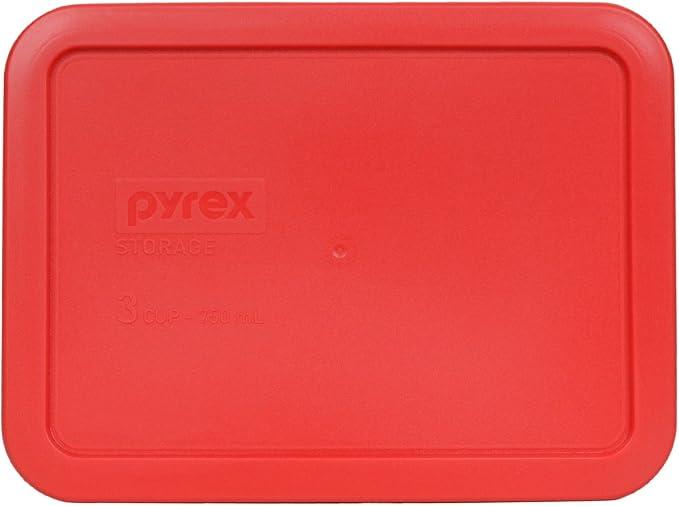 Pyrex 7210-PC 3-Cup Red Food Storage Replacement Lid