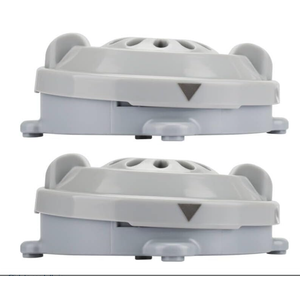 Pipeless Magnetic Jet Head BF-004 Replacement for LURACO Jet Motor Pedicure SPA Chair Part - Contains Propeller and Cover (2 Pack)