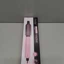 Farery Mini Thermal Brush 3 Temperature Adjustable, 3/4 Inch Travel Curling Iron for Short Hair, Heated Round Brush for Touch ups and Small Curls, Travel Size Curling Wand, Dual Voltage, Pink