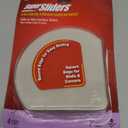 Super Sliders 7" Reusable Slide and Hide Furniture Sliders for Carpet, Beige (4 Pack)