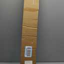 LazBlinds No Drill Blackout Vinyl Mini Blinds, White 34"x48" | No tools needed. Child-safe cordless lift. 100% blackout for total privacy. Durable, easy clean