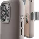 TineeOwl for iPhone 16 Pro Magnetic Case, [Covered Camera Control Button], Compatible with MagSafe, TPU, Minimalist, Slim/Thin, Grippy - Dune Series (Stone, iPhone 16 Pro)