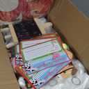 84 Pcs Adopt a Pet Party Supplies 24 Mini Animals 10 White Plastic Fence 24 Paper Gift Boxes 24 Adoption Cards with Mini Chalkboard and Artificial Lawn(Farm Animals)