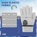 MIG4U 3 Pairs Kids Winter Magic Gloves for Boys and Girls, Warm Knit Children Cold Weather Glove Napping Liner (6-10 years, Stripe Series)