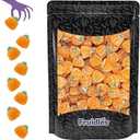 Fruidles Fall Mini Pumpkins Candy, Assorted Fruit Flavors Candy, Allergy Friendly, Non-GMO, No Artificial Sweeteners (Half-Pound), Best Before Not Found