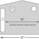 DMI Walker Tray With Cup Holders, Walker Tray For Folding Walkers, Mobility Accessory for Seniors, Tray Table for Standard Walkers, Multipurpose and Portable, Gray (1 Count (Pack of 1))