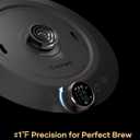 Cocinare FLOW M9 Electric Gooseneck Kettle, 1 Temperature Control for Pour-over Coffee & Tea, Stainless Steel Interior, Quick Heating for Boiling Water (Wave)