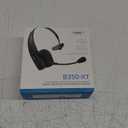 BlueParrott B350-XT Mono Bluetooth Wireless Headphones 96% Noise Canceling Over Head Trucker Headset with Mic, Adjustable Lightweight Headband, IP54-Rated Protection, 24 hrs. Talk Time, Black