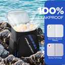 Maelstrom Backpack Cooler,36 Can Cooler Backpack,Soft Cooler Bag Insulated Leakproof,Lightweight Ice Chest Backpack,Travel Cooler Lunch Backpack for Camping,Hiking,Beach