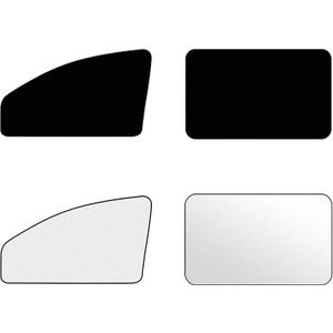 ZATOOTO Car Window Shades Sun Shade for Privacy 4Pack, Car Window Covers 100% Light Blocking for Sleeping & Stay Cool, Reflects Sunlight, Universal Fit (4Pcs set)