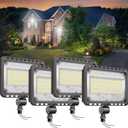 CINOTON 120W 16800LM LED Flood Lights Outdoor, 5000K, UL Listed,4 Pack