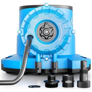 FOTING 1/3 HP Automatic Swimming Pool Cover Pump 2250 GPH Submersible Water Pump, Water Removal with 3/4 Check Valve Adapter & 25ft Power Cord, Drainage for Ponds, Hot Tubs, Rooftops, Water Beds