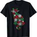 Christmas Cat T-Shirt, Size: XXL