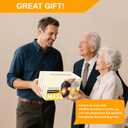 Red Light Therapy & Vibration Knee Massage - Wireless Rechargeable Magnetic Attraction Controller, 660nm&850nm Red Light Therapy Heated Device for Knee, Gifts for Grandma & Grandpa, Black (Grey)