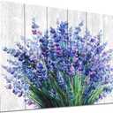 arteWOODS Lavender Wall Art Puple Bouquet Flower Canvas Prints 16x24 Inch