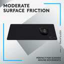 Logitech G240 Cloth Gaming Mouse Pad, Optimized for Gaming Sensors, Moderate Surface Friction, Non-Slip Mouse Mat, Mac and PC Gaming Accessories, 340 x 280 x 1 mm